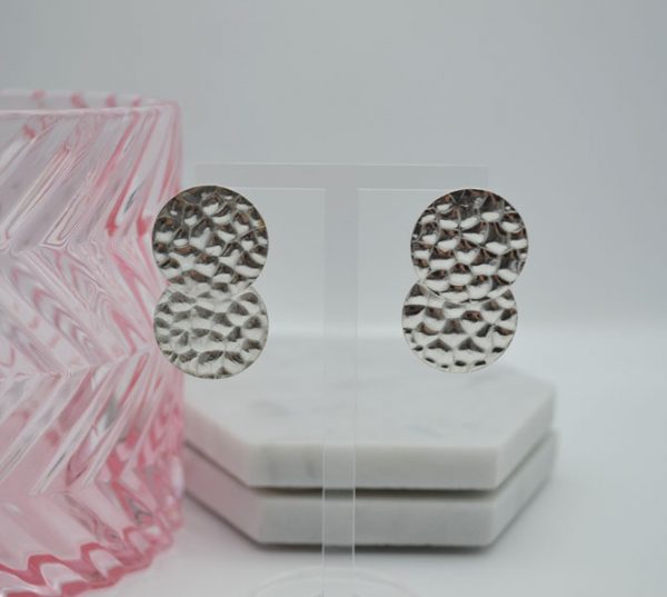 Billie Fused Double Bubble Stud Earrings