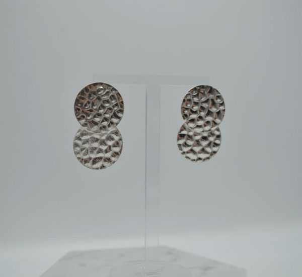 Billie Fused Double Bubble Stud Earrings - Image 5